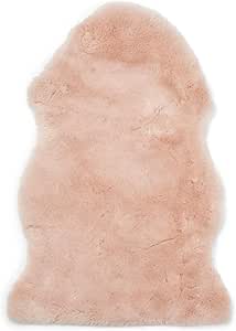 Nordic Sheep babylammskinn 80x60 cm | Lammskinn för barnvagnar med temperaturreglering | Lambskin Baby passar som barnstol eller lekmatta | Färg: Rosa – Bäst i test – lammskinn barnvagn bäst i test 2026