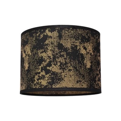 Lampskärm Abba E27 Ø 20/höjd 15cm Svart/guld – Varmaste guldton – lampskärm bäst i test 2026