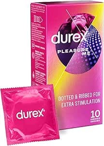 Durex Pleasure Me Kondomer i naturligt latexgummi, 10 st – Bäst i test – latexfria kondomer bäst i test 2026