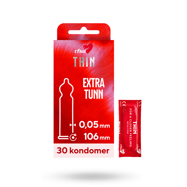 -26%RfsuThin - Tunn Kondom - 30 Pack – Bäst i test – latexfria kondomer bäst i test 2026