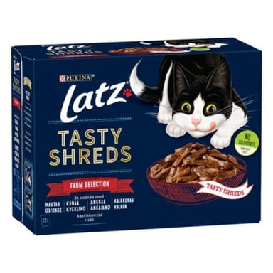 Tasty Shreds Farm Selection Våtfoder I Sås Till Katt