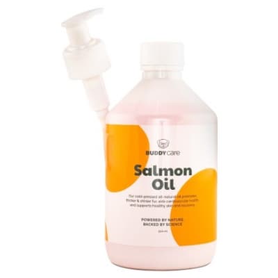 Buddycare Salmon Oil – Bäst i test – laxolja för hund bäst i test 2026