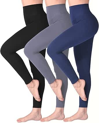 SINOPHANT Damleggings med hög midja, ogenomskinliga leggings med magkontroll för träning, yoga och gym, L-XL – Bäst i test – leggings bäst i test 2026