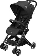 Maxi-Cosi Lara2 Buggy Barnvagn, 0–4 år, 0–22 kg, Spädbarn & Småbarn, Lätt och Kompakt Resebarnvagn, 3 Lutningslägen, Plant Liggläge, Automatisk Hopfällning, Axelrem, Essential Black