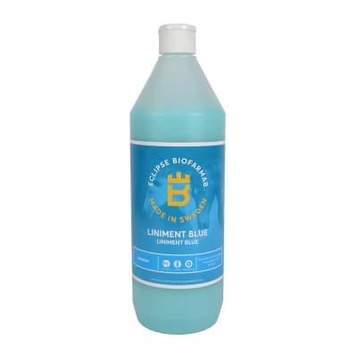 Eclipse Biofarmab Liniment Blue – 1 L – Dubbel effekt – liniment för häst bäst i test 2026