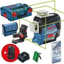 Bosch Professional 12V System linjelaser GLL 3-80 CG (2x batterier 12 V, laddare. grön laser, med appfunktion, fäste, arbetsområde: upp till 30 m, i L-BOXX) – Amazon Exclusive