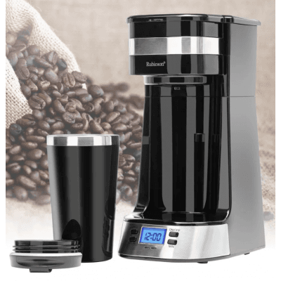 Rubicson Kaffebryggare Med Resemugg – Pendlarnas favorit – liten kaffebryggare bäst i test 2026