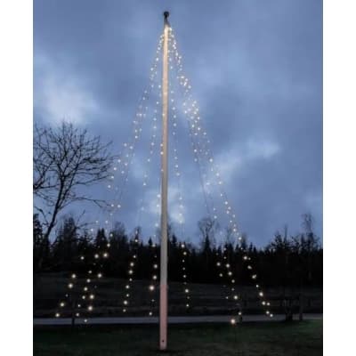 Flaggstångsbelysning Crispy Ice White – Budgetfavorit – ljusslinga för flaggstång bäst i test 2026