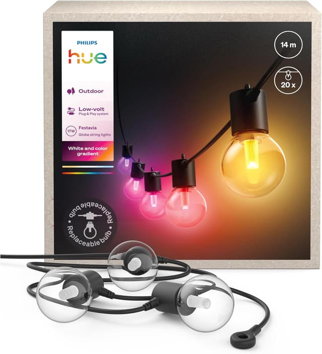 Philips Hue Festavia Globe – Bäst i test – ljusslinga utomhus bäst i test 2026