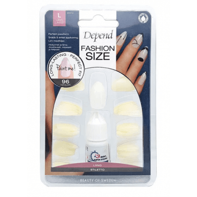 Depend Fashion Size 96pack Stiletto – Bäst i test – lösnaglar bäst i test 2026
