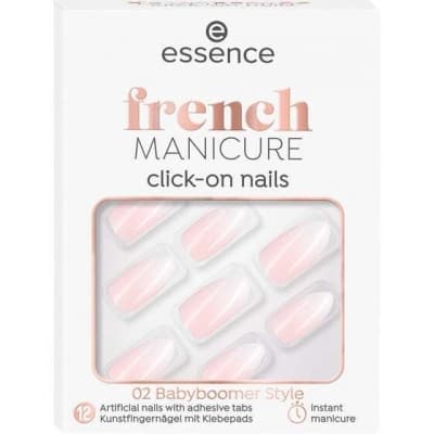 Essence French Manicure Click-on Nails 02 Babyboomer Style – Budgetvalet – lösnaglar bäst i test 2026