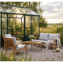 Akacia Loungeset I Trä