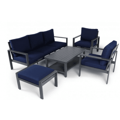 Hamnviken. Premium Loungegrupp – Underhållsfri aluminiumval – loungegrupp bäst i test 2026