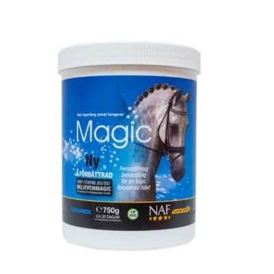 Naf Magic Pulver 750g – Karensfri topp – lugnande till häst bäst i test 2026