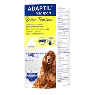 Adaptil Transport Spray 20 Ml – Bäst i test – lugnande till hund bäst i test 2026