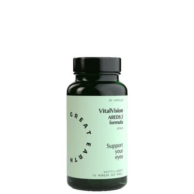 Great Earth Vitalvision 60 Kapslar – Budgetfavorit – lutein bäst i test 2026