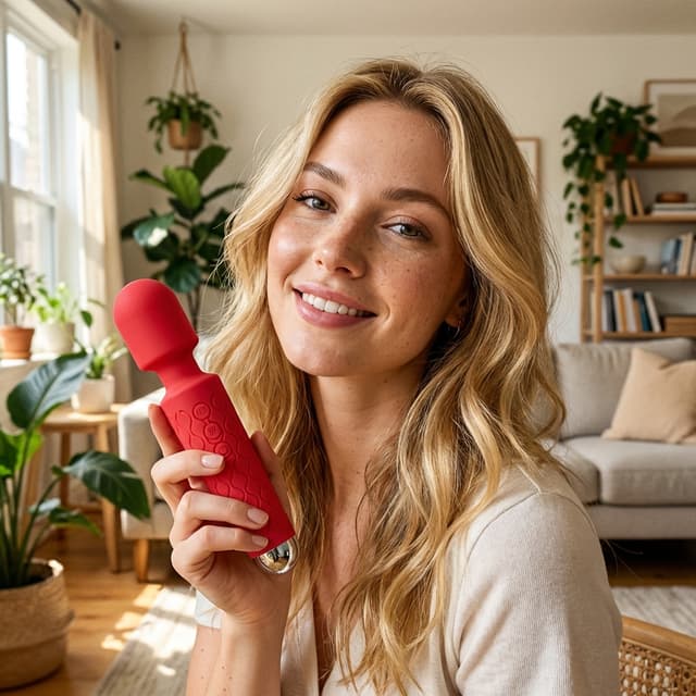 Red Massager Wand - 20 Vibrations – Bästa budgetval – magic wand bäst i test 2026