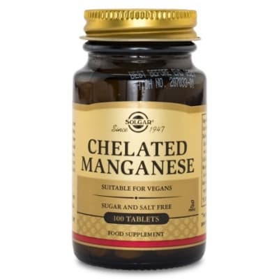 Solgar Chelated Mangan – Veganfavoriten – mangantillskott bäst i test 2026