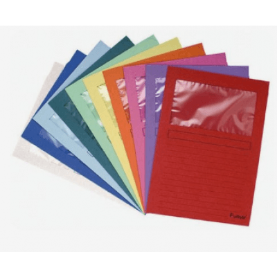 Aktmapp Med Fönster 120g Sorterade Färger 10st – Toppval 10-pack – mapp bäst i test 2026