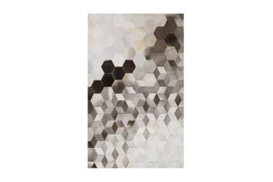 Gavik Matta 140x200 cm Patchwork Grå