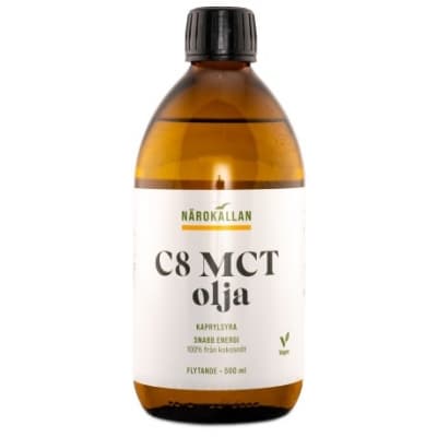 Närokällan C8 Mct Oil – Viktvänligast – mct-olja bäst i test 2026