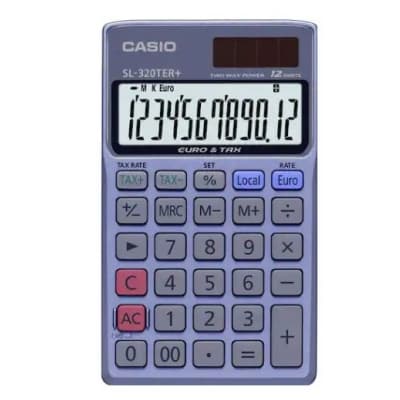 Casio Sl-320ter+ – Solcellsbäst – miniräknare bäst i test 2026