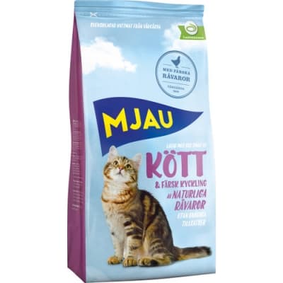 Torrfoder Köttsmak För Katt – Toppklassval – mjau kattmat bäst i test 2026