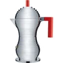 Alessi Mokabryggare Aluminium/röd Large 30 Cl