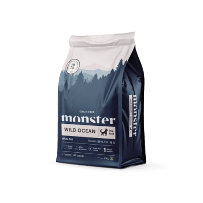 Dog Grain Free Wild Ocean All Breed – Mest skonsamma – mönster hundfoder bäst i test 2026