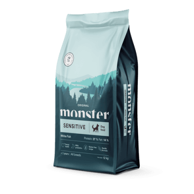 Dog Original Sensitive White Fish – Glansig päls – mönster hundfoder bäst i test 2026