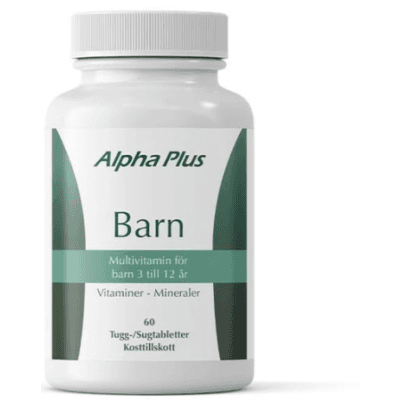 Alpha Plus Barn Multivitamin – Tryggt basval – multivitamin barn bäst i test 2026