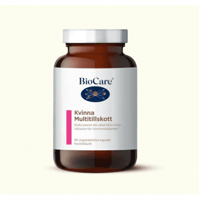 Biocare Kvinna Multitillskott – Toppklassval – multivitamin kvinna bäst i test 2026