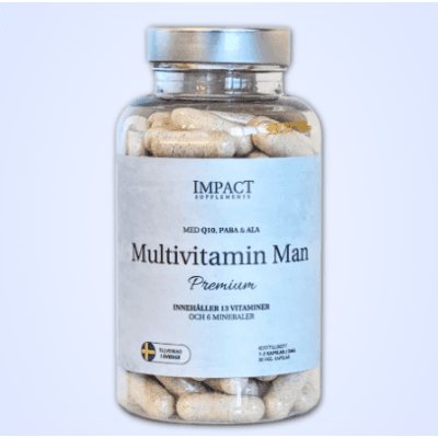 Impact Multivitamin Man – Budgetfavorit – multivitamin man bäst i test 2026