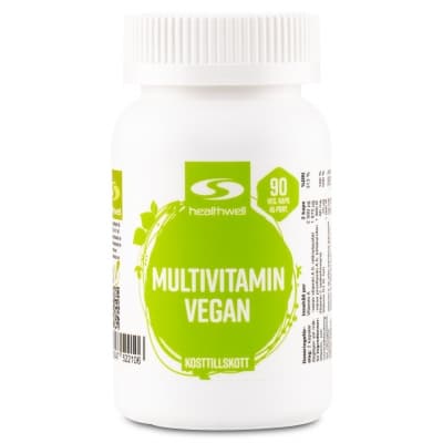 Healthwell Multivitamin Vegan – Bäst i test – multivitamin vegan bäst i test 2026