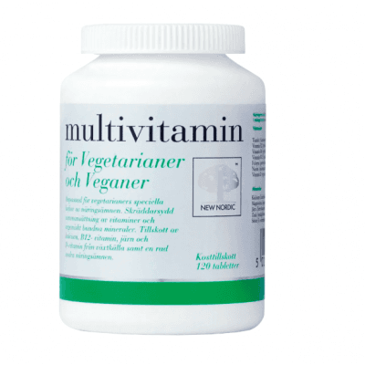 New Nordic Multivitamin För Vegetarianer & Veganer – Budgetfavorit – multivitamin vegan bäst i test 2026