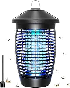 PALONE Myggskydd 20 W, 4500 V, 2022, senaste UV-modellerna, effektiv, repellent, räckvidd 100 m², för myggmedel, mal, flugor, insekter