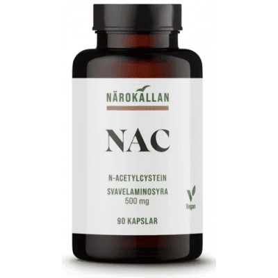 Närokällan Nac (n-acetyl Cystein) 90 Kapslar – Budgetfavorit – NAC bäst i test 2026