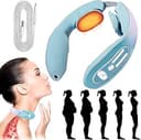 Elektrisk nackmassageapparat med intelligenta djupa vävnader, trådlös och smart bärbar massageapparat för nacksmärtlindring