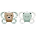 NUK Perfect Match Air nappflaskor för spädbarn | 0-6 månader | Ortodontiska nappar som främjar luftflöde och förhindrar dregelutslag | 95% acceptans hos barn** | Blandade | 4 stycken
