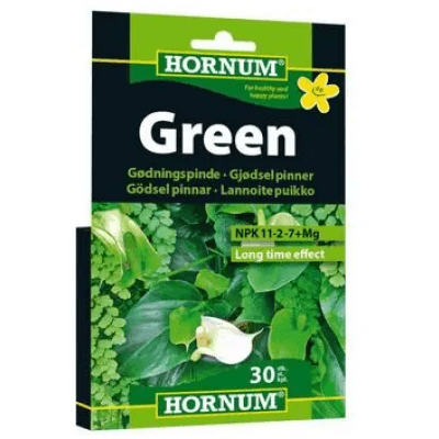 Hornum Näringspinnar - Gröna Växter 30 Stycken – Bladexpert – näringspinnar bäst i test 2026