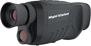 Nattkikare, 40MP 2,5K infrarött teleskop Digital Night-Vision Monocular 984ft Night-Vision Distance 6X optisk förstoring 8X Digital Zoom