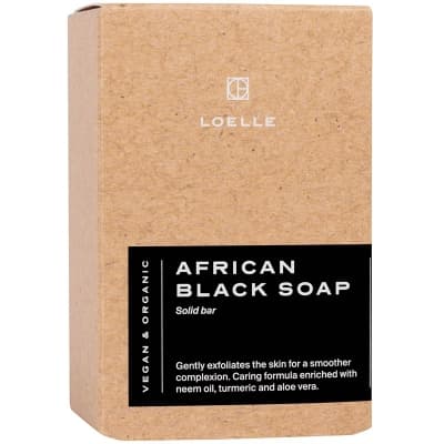 Loelle African Black Soap Bar Hair & Body 150 G – Mest allsidig – neemolja bäst i test 2026