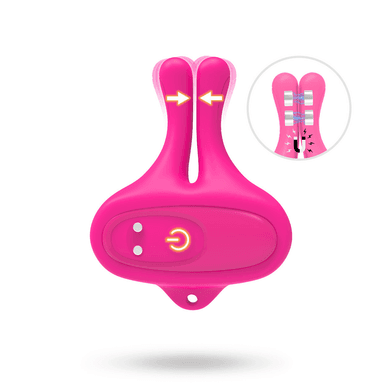 Sustainable PleasureVibrating Nipple Clamps Pink