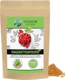 Nyponpulver (1kg), 100% naturligt, mjukt, naturligtvis utan tillsatser, vegan, nyponmjöl, nypongranulat