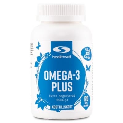Healthwell Omega-3 Plus – Bäst i test – omega 3 kapslar bäst i test 2026