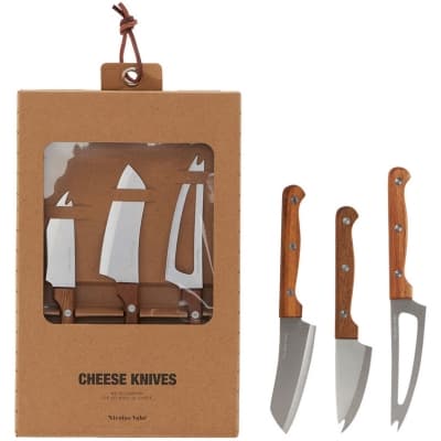 Nicolas Vahé Ostknivar Set Om 3 Acacia/rostfritt – Budgetvalet – ostkniv bäst i test 2026