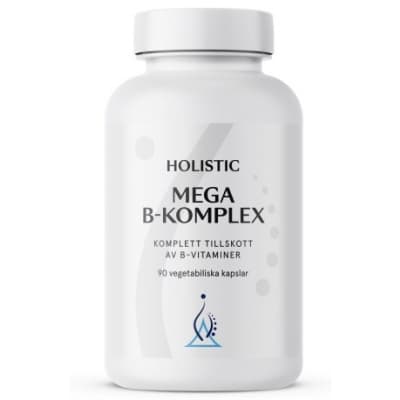 Holistic Mega B-komplex – Veganskt toppval – paba bäst i test 2026