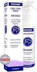 Canosept Hundpälsvårdsspray 250 ml - hundrengöringsspray - pälsvårdsprodukt - hundvård - säkerställer en glänsande och silkeslen päls
