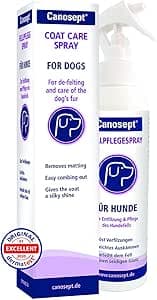 Canosept Hundpälsvårdsspray 250 ml - hundrengöringsspray - pälsvårdsprodukt - hundvård - säkerställer en glänsande och silkeslen päls