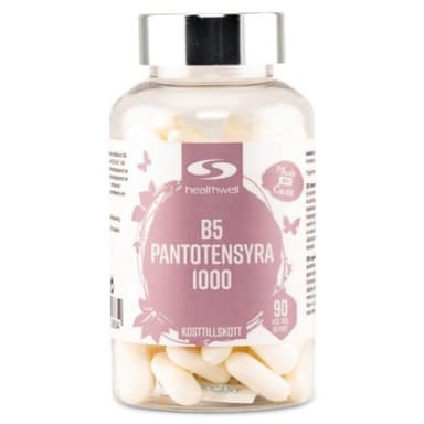 Healthwell B5 Pantotensyra 1000